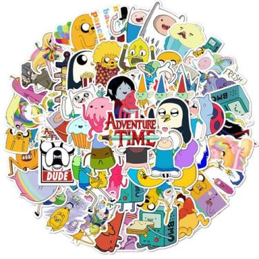 Imagem de Conjunto de adesivos Anime Adventures Times Finn and Jake em vinil PVC