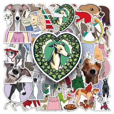 Imagem de Adesivos de vinil impermeável Greyhound Dog 50 unidades/lote - yiweisa