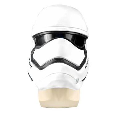 Imagem de Máscara de cosplay branca Stormtroopers Latex Overhead para adultos - 