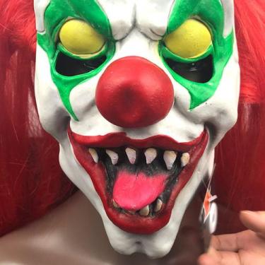 Imagem de Máscara de fantasia de cosplay LED Clown Headgear Máscara de Halloween