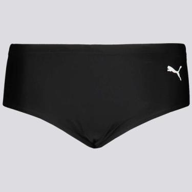 Imagem de Sunga Puma Lateral Larga Juvenil Preta, 16 ANOS