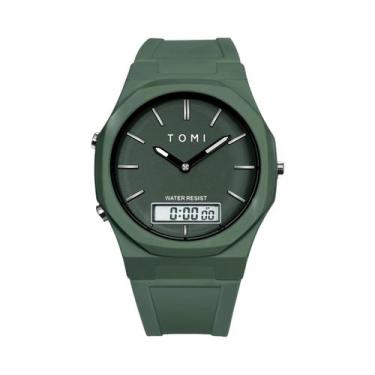 Imagem de Relógio Digital Esportivo Masculino À Prova D'Água TOMI, Relógio Eletr