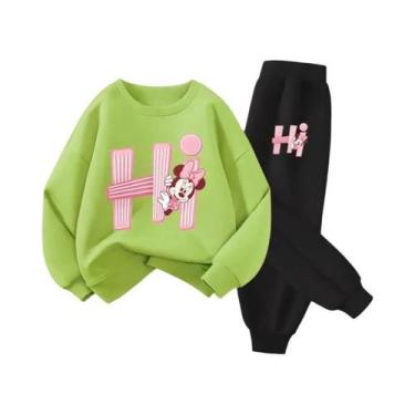 Imagem de Conjunto De Moletom Casual De Duas Peças Com Capuz E Calça De Manga Co