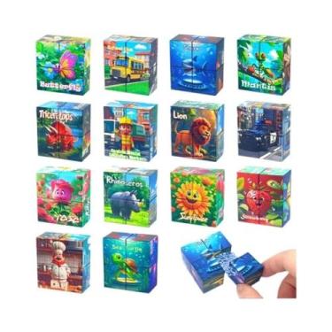 Imagem de Blocos Magnéticos Grandes Para Montagem DIY, Brinquedo Antiestresse Cr