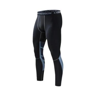 Imagem de Calças Leggings De Compressão Para Corrida Masculina, Calças Esportiva