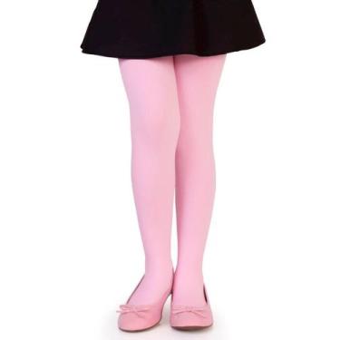 Imagem de Meia calça infantil fio 40 opaca lobinha 2530-01, Rosa, G