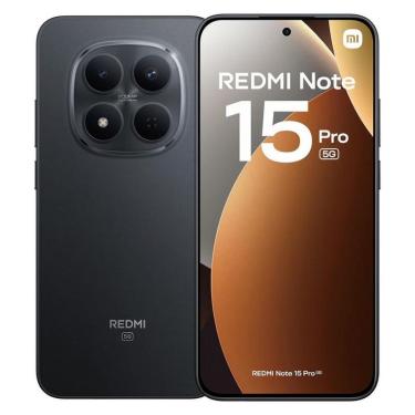 Imagem de Smartphone Xiaomi Redmi Note 15 Pro 5G 256GB 8GB RAM Global e Desbloqueado Preto