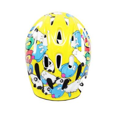 Imagem de Capacete Bike Infantil Jet Tomcat Doggy Ciclismo Skate, M, Amarelo