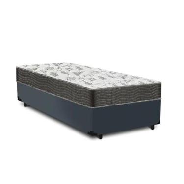 Imagem de Cama Base Box Solteiro Cinza Colchão ISO 100 D33 - Ortobom - Alto Nive