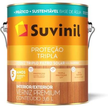 Imagem de Suvinil Verniz Triplo Filtro Solar Brilhante 0,9 Litro 0,9 Litro