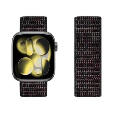 Imagem de Pulseira De Nylon Para Apple Watch, Compatível Com 42mm, 46mm, 40mm, 4