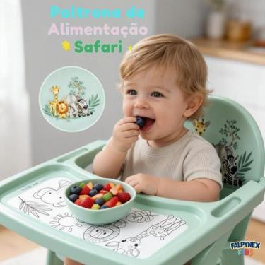 Imagem de Cadeirinha Alimentação Refeição Infantil Didática Até 50 Kg super resi