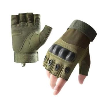 Imagem de Luvas Táticas De Dedo Inteiro Para Escalada Esportiva, Caça, Ciclismo 