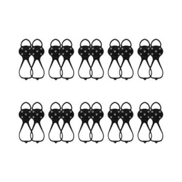 Imagem de Cobre-sapatos Antiderrapantes De Inverno Com Cravos E Correntes Para C