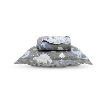 Imagem de Kit Cobre Leito Casual Kids Solteiro Appel Cinza, UN, Cinza