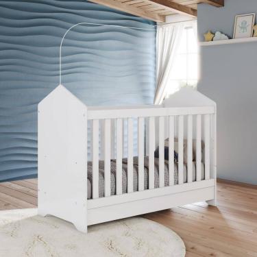 Imagem de Berço Mini Cama 3 em 1 Vanila Branco