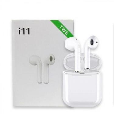 Imagem de Fone de Ouvido Bluetooth Aquilae Airpods I11 com Cancelamento de Ruído Ativo e Áudio Es...
