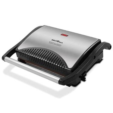 Imagem de Grill Britânia BGR24G Press Supreme Gold Antiaderente Inox Dourado 220V