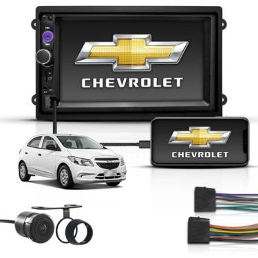 Imagem de Kit Central Multimidia Universal Mp5 2 Din Bt Espelha Onix - First Opt