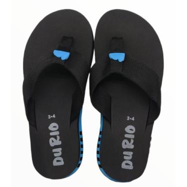 Imagem de Chinelo Durio Air Ad Esporão Ortopédico Amortecedor, 41/42, Azul, Pret