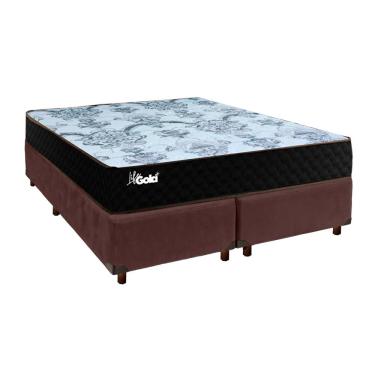 Imagem de Colchão Casal Molas Ensacadas + Base Box - Life Gold Paropas