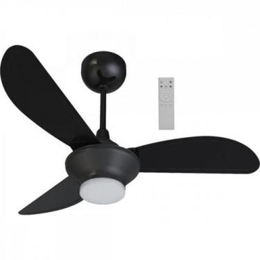 Imagem de Ventilador de Teto Ventisol Mistral 3 Pás Preto Bivolt F002