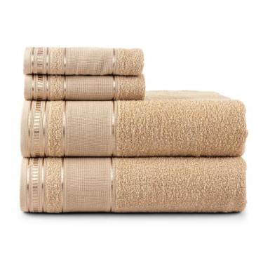Imagem de Kit de toalhas promoção toque suave e aconchegante - 4Premium - DIANNE