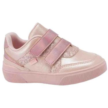 Imagem de Tênis Casual Infantil Klin Rosa Claro Lilás, Rosa claro metalizado, Li