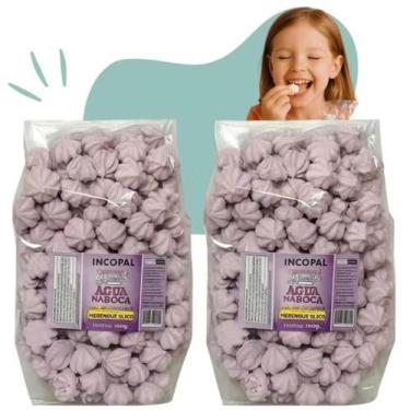 Imagem de 400Mini Suspiros Artesanais Merengue com Sabor Caseiro 2x140g - Incopa