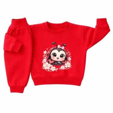 Imagem de Conjuntinho Moletom Infantil Bebê Menino Peluciado Roupa Inverno Flane