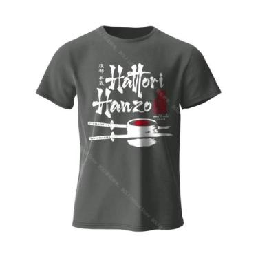 Imagem de Camiseta Masculina Oversized Hattori Hanzo Ninja Samurai Com Estampa G