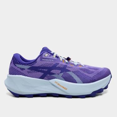 Imagem de Tênis Asics Trabuco 14 Feminino, Roxo, Azul, 34