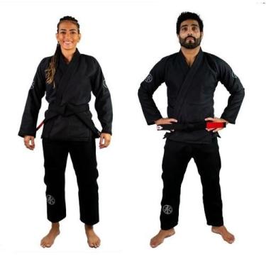 Imagem de Kimono Cambiável Calça Rip Stop Vagui U.L.2 Jiu Jitsu Preto  Keiko, Pr
