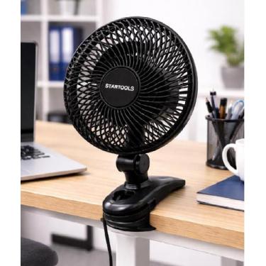 Imagem de Ventilador de mesa turbo portatil clip fixador parede 25w duas velocid