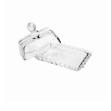 Imagem de Manteigueira de Cristal Pearl 11x7x7 cm - Wolff