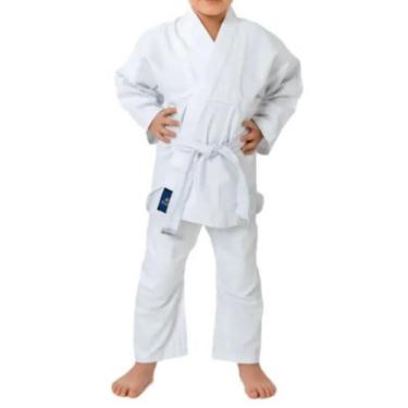 Imagem de Kimono Torah Karate Reforçado Infantil, Branco, M0