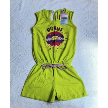 Imagem de Macaquinho regata donut infantil 4 anos  - TEXVILLE