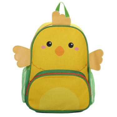 Imagem de Mochila Infantil Animais Pintinho Pré Escola Passeio Yins