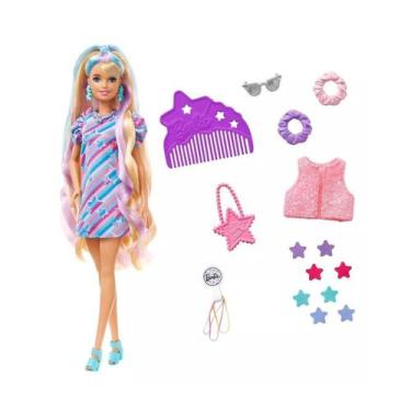 Imagem de Boneca Barbie Totally Hair Cabelos Coloridos Mattel Hcm88, UN, Diversa