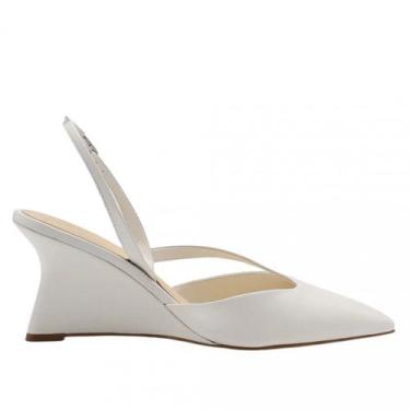 Imagem de Scarpin Capodarte Feminino Anabela 4019267, Branco, 38