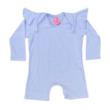 Imagem de Macacão de Bebê com Proteção UV Liz - Branco - Banho Maria, G
