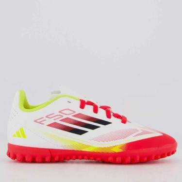 Imagem de Chuteira Adidas F50 Club Society Juvenil Branca, 26