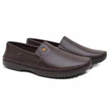 Imagem de Sapatilha em couro masculino adulto - FREEWAY, Chocolate, 38
