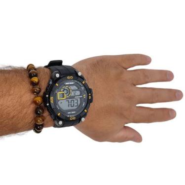 Imagem de Relógio Mormaii Original C/ Pulseira Olho De Tigre Natural