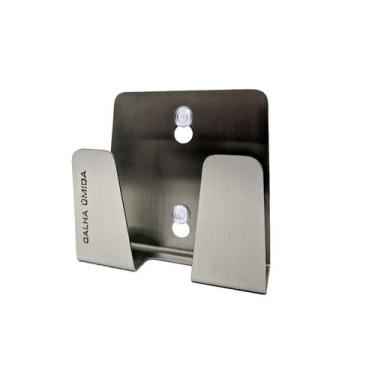 Imagem de Porta Esponja Calha Úmida Inox Mini Com Ventosa