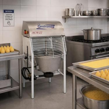 Imagem de Misturador Cozedor Industrial 22L MCM22 para Massas Molhos e Doces com Cuba Removível Bivolt Gastromaq