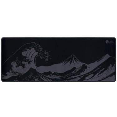 Imagem de Mousepad Gamer Ninja Wave, Control, Grande, 800x300mm, Preto, GN-MP-WV
