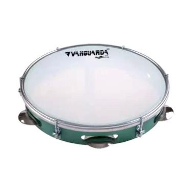 Imagem de Pandeiro Vanguarda 10" ABS Pele Leitosa (Verde) - 113571