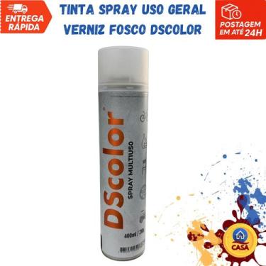 Imagem de Tinta Spray Uso Geral Verniz Fosco DSColor - DS Color