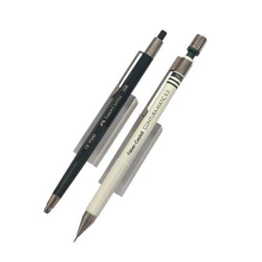 Imagem de 2 Antigas Lapiseiras Faber 0.5 Contura Matic e 2.0mm TK 9500 - Faber-C